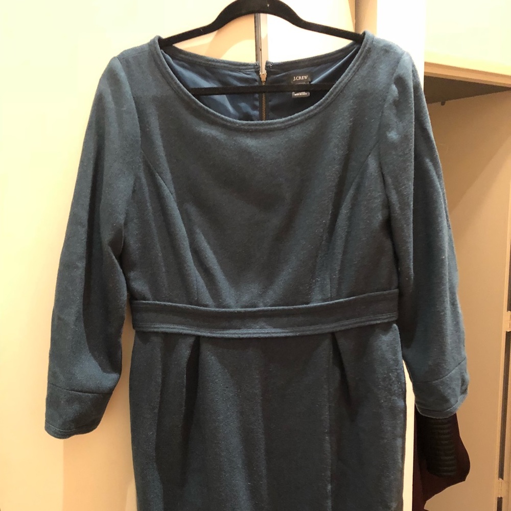 Emerald Green Wool Jcrew  Dress